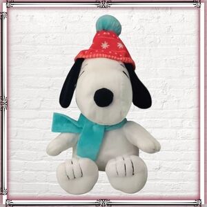 Snoopy Christmas Winter Time Plush Stuffed Toy